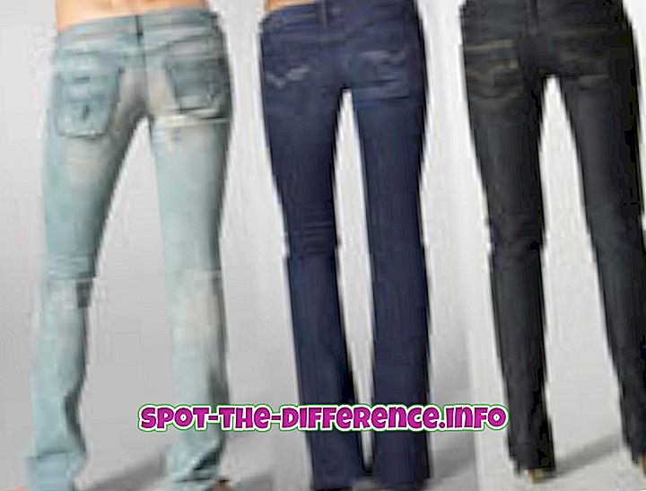 diferență între: Diferența dintre Jeans și Jeggings