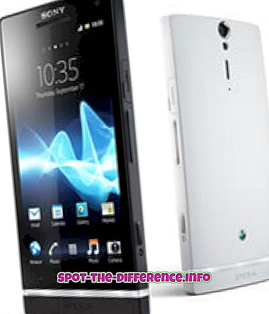 Forskel mellem Sony Xperia S og Sony Xperia L