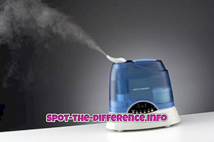 Différence entre l'humidificateur et le vaporisateur