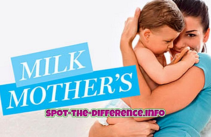 Skillnad mellan mors mjölk och formel