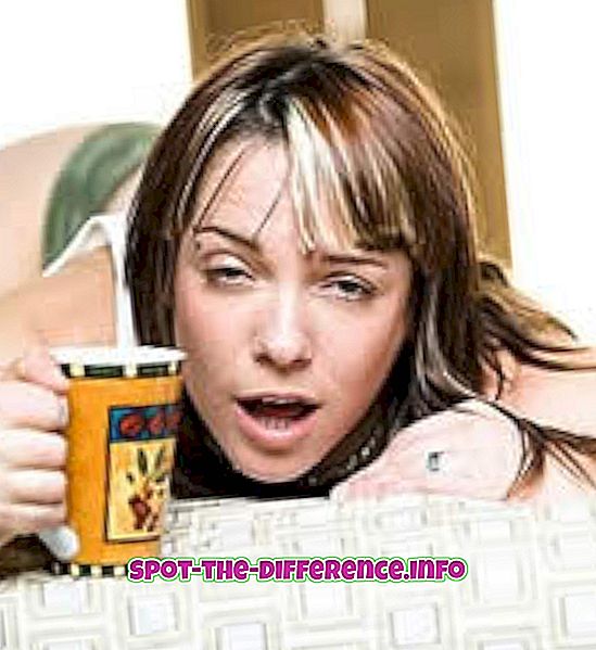 ความแตกต่างระหว่าง: ความแตกต่างระหว่างอาการเมาค้างกับไข้หวัดใหญ่
