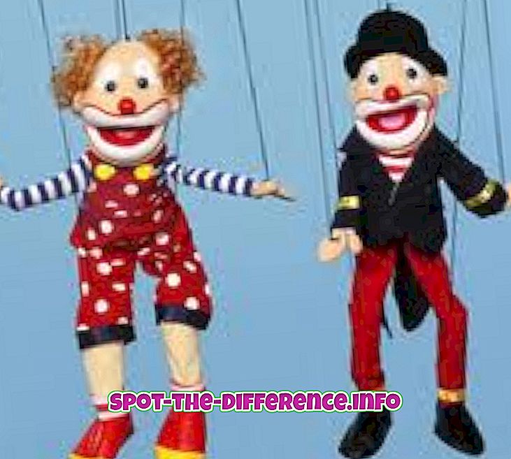 Verschil tussen Puppet, Doll en Toy