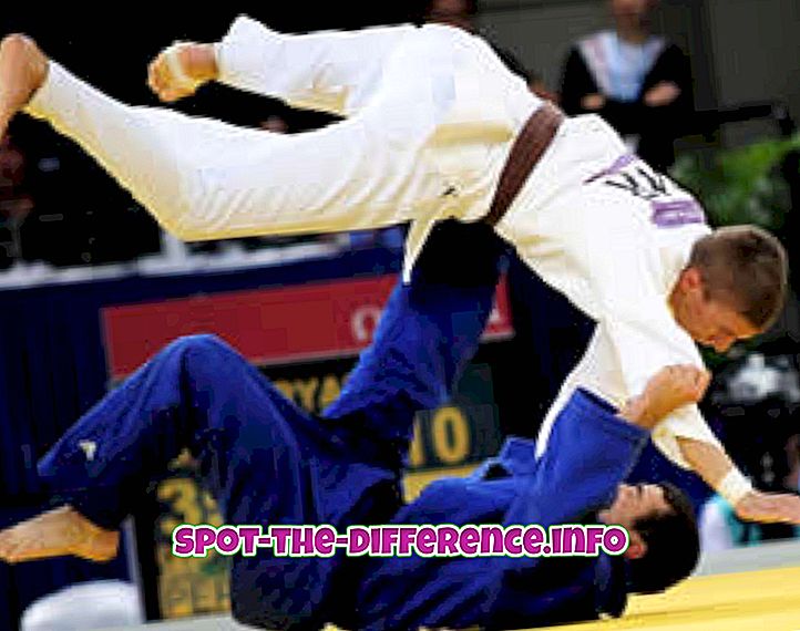 suosittuja vertailuja: Paini ja judo eroavat toisistaan