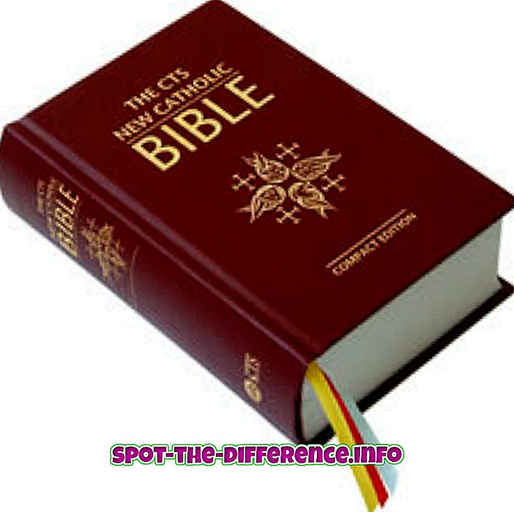 การเปรียบเทียบความนิยม: ความแตกต่างระหว่างคัมภีร์ไบเบิลคาทอลิกและคัมภีร์ไบเบิลพระเจ้าเจมส์