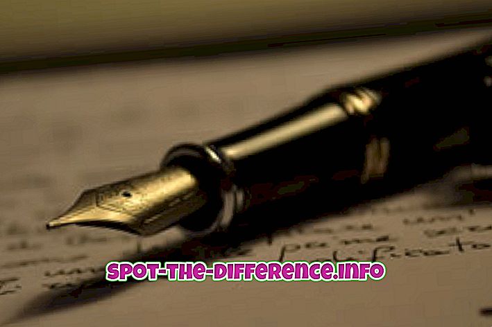 Diferența dintre pix și creion