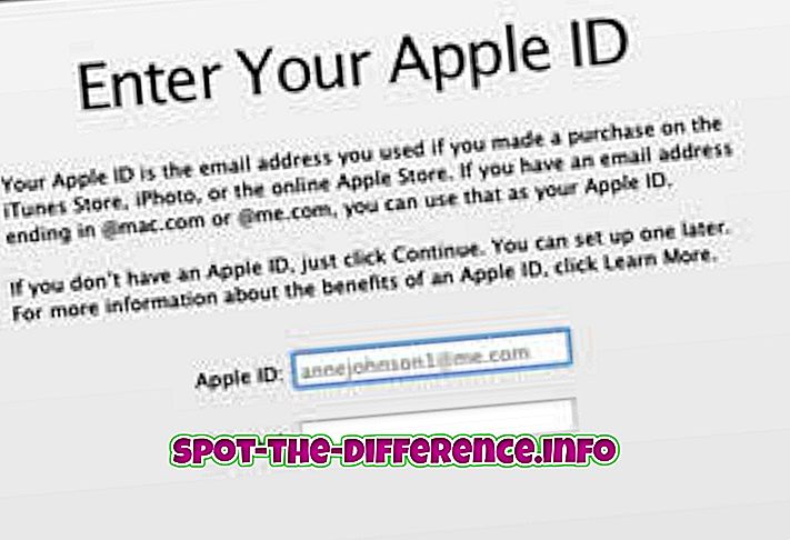 Forskel mellem Apple ID og iCloud ID