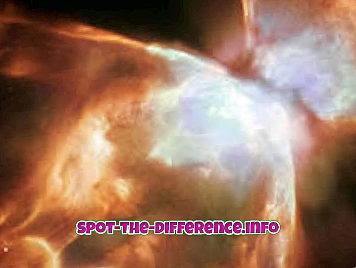 Rozdíl mezi Nova a Supernova