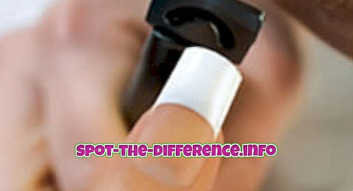 Razlika između savjeta za nokte i akrilnih noktiju
