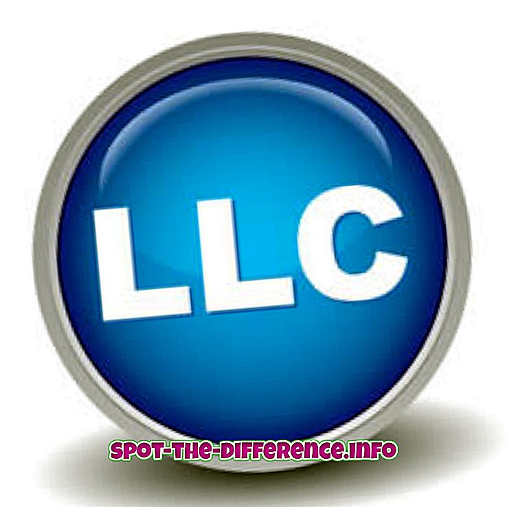การเปรียบเทียบความนิยม: ความแตกต่างระหว่าง LLC และ INC